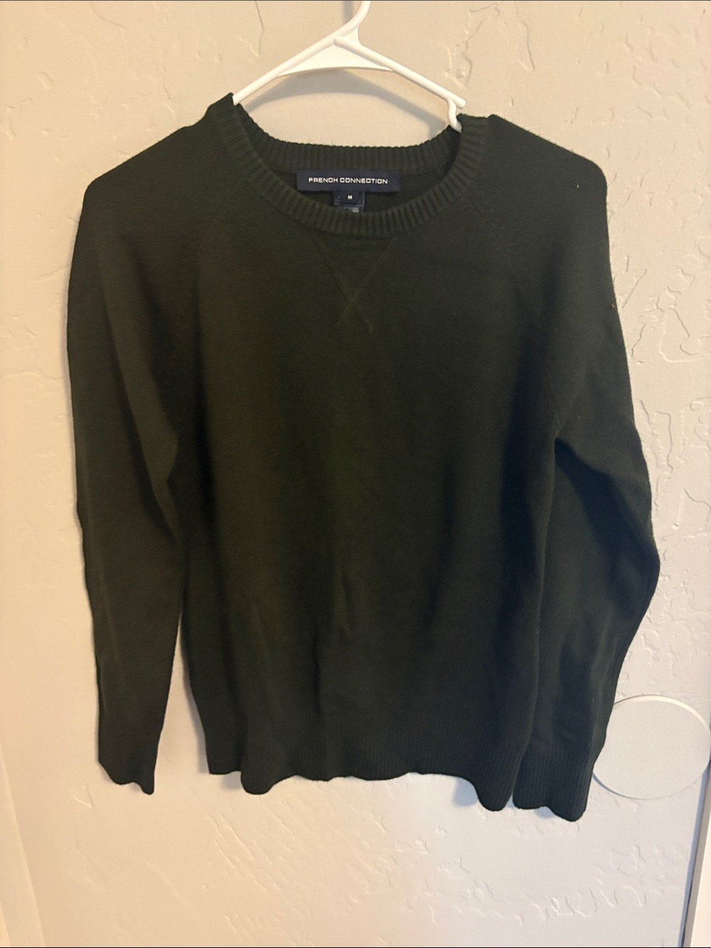 French Connection Forest Green Crewneck Pullover